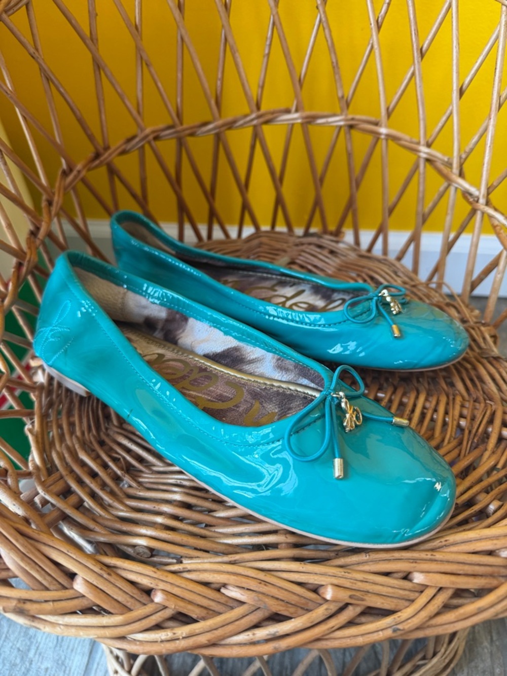 Sam Edelman nwt Teal Ballet Flats size 6 NWT